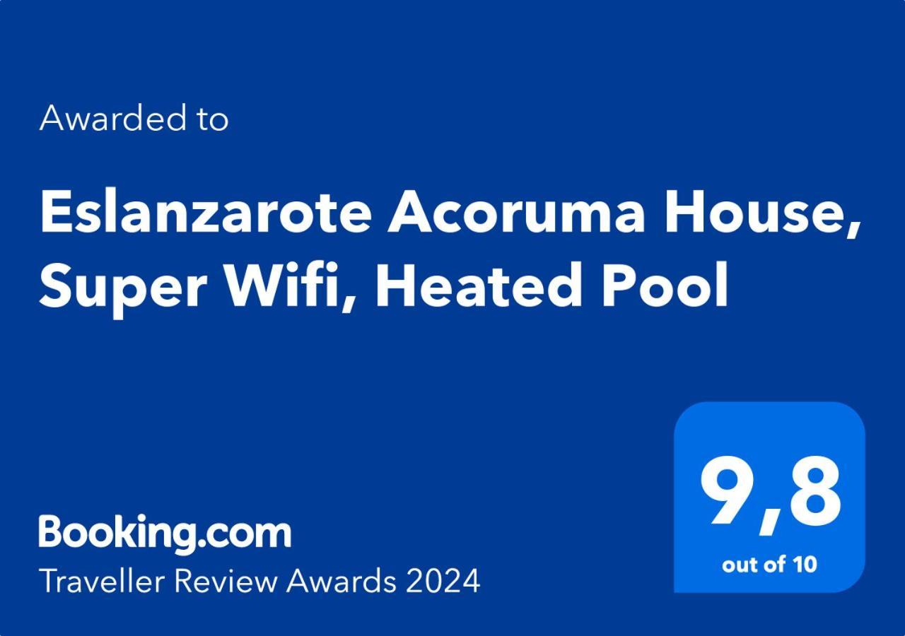 Eslanzarote Acoruma House, Super Wifi, Heated Pool Güime Extérieur photo